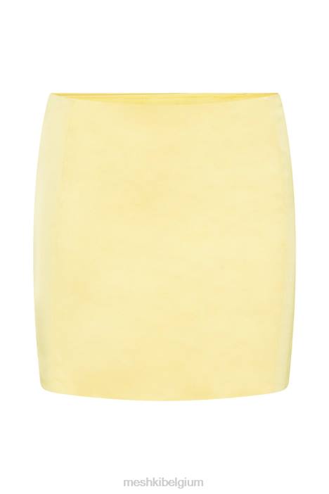 briony laagbouw minirok Meshki citroen N4JN1445 kleding