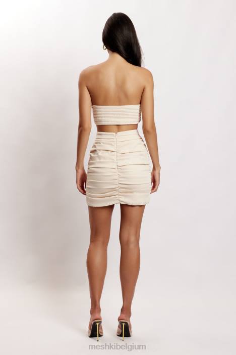 lola minirok met ruches Meshki room N4JN1565 kleding