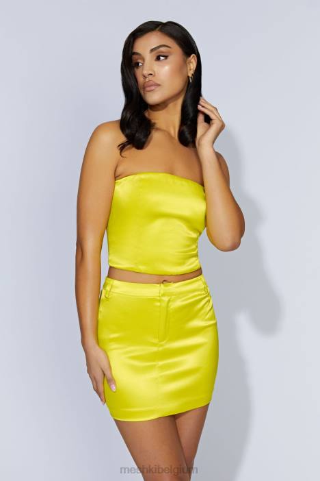 mimi micro-minirok Meshki fris groen N4JN1336 kleding