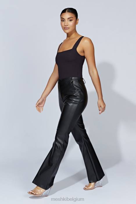 Carry bodysuit met dikke bandjes Meshki zwart N4JN882 kleding