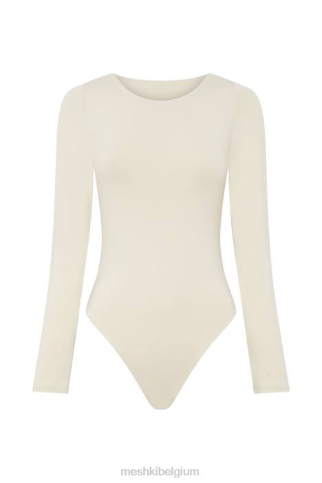 Cheyenne bodysuit met lange mouwen en diepuitgesneden achterkant Meshki room N4JN1014 kleding