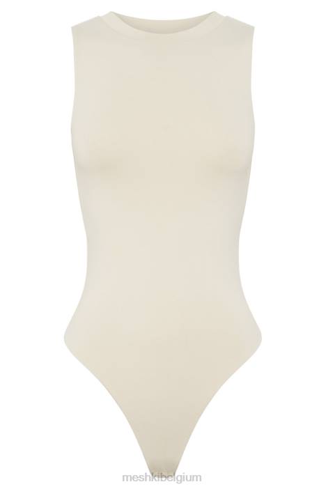 Jordan mouwloze bodysuit met tanktop Meshki room N4JN1216 kleding