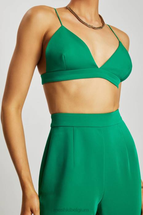 Cynthia triangelbralette Meshki fles groen N4JN999 kleding