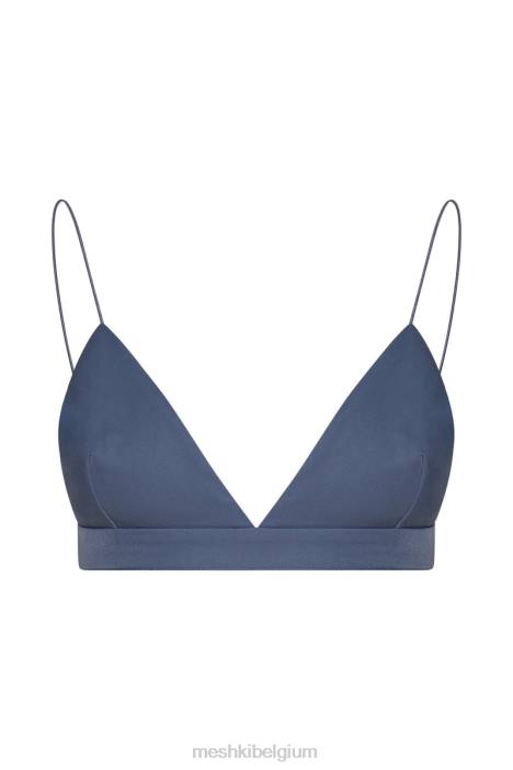 Cynthia triangelbralette Meshki staal blauw N4JN1137 kleding