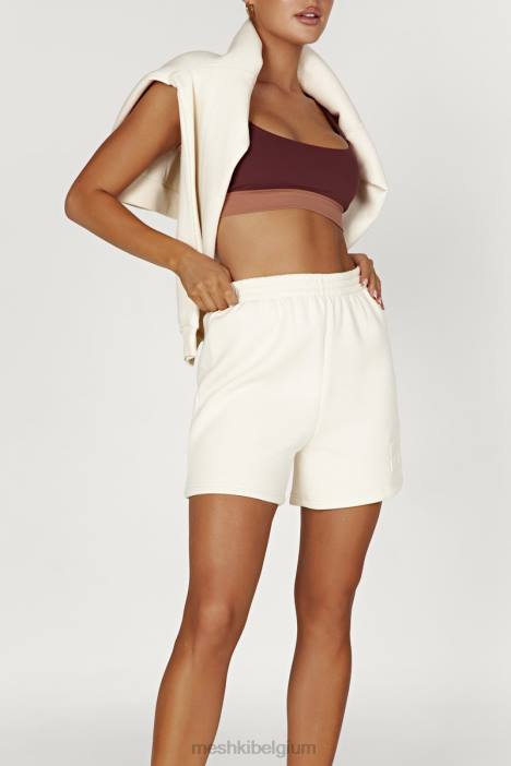 Nickie tweekleurige sportbralette Meshki mahonie/bruin N4JN1064 kleding