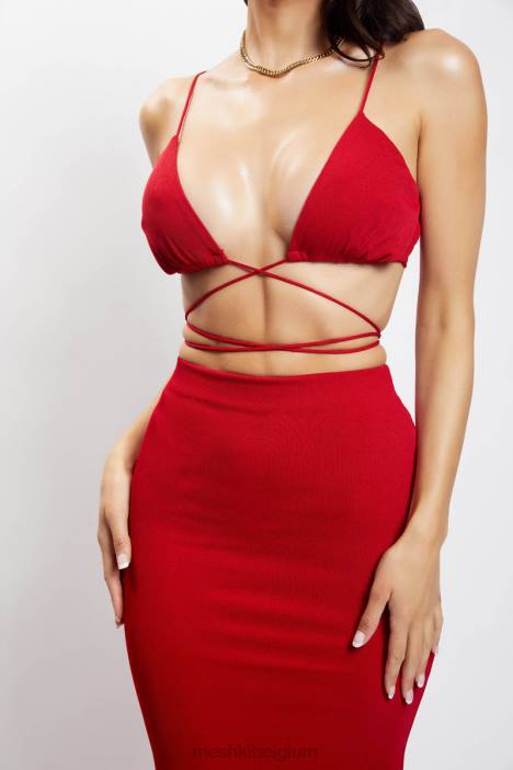 suzie triangel bralette Meshki Chili peper N4JN1197 kleding