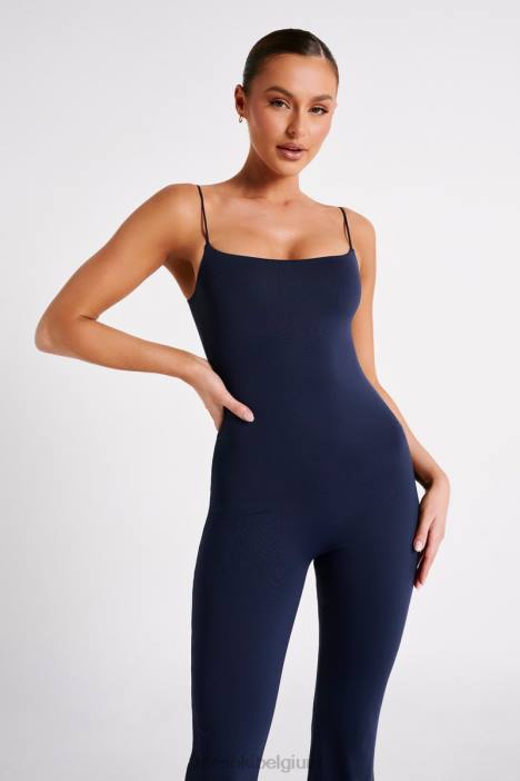 Adelaide gerecyclede nylon jumpsuit Meshki marine N4JN1251 kleding