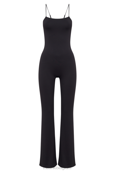 Adelaide gerecyclede nylon jumpsuit Meshki zwart N4JN1375 kleding