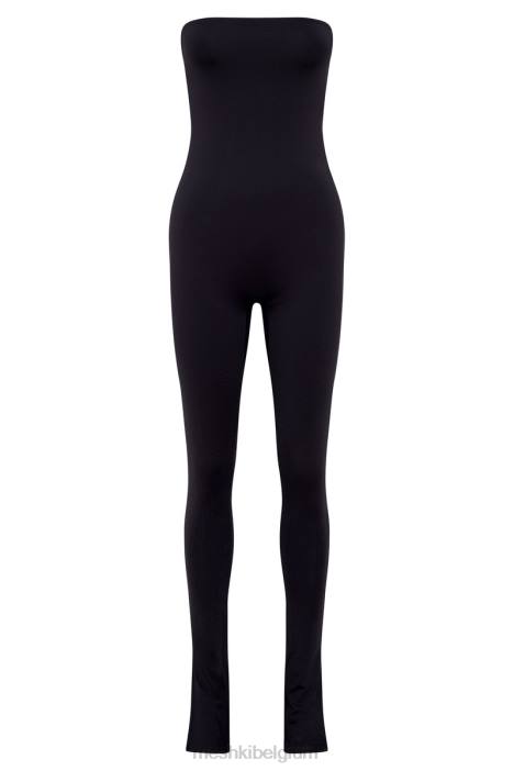 peggy strapless jumpsuit Meshki zwart N4JN1661 kleding
