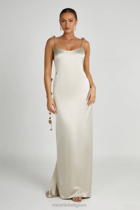 Elenora Rose jurk Meshki Champagne N4JN152 kleding