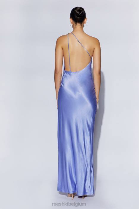 Alena maxi-jurk met één schouder Meshki lavendel N4JN546 kleding