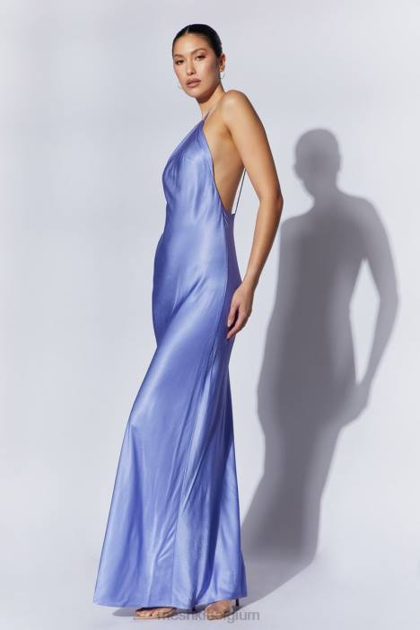 Alena maxi-jurk met één schouder Meshki lavendel N4JN546 kleding