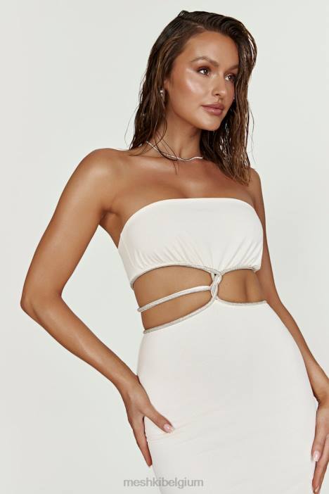 Billy strapless maxi-jurk Meshki bot N4JN640 kleding