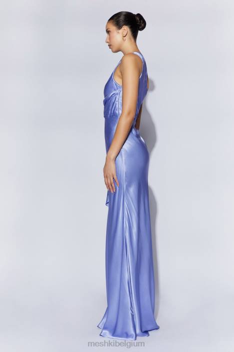 Calliope maxi-jurk met één schouder Meshki lavendel N4JN399 kleding