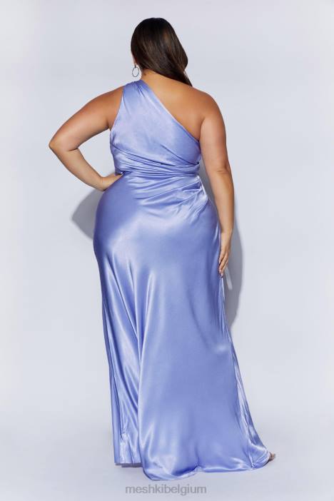 Calliope maxi-jurk met één schouder Meshki lavendel N4JN399 kleding