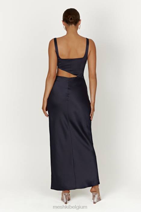 Gianna maxi-jurk Meshki middernacht marine N4JN413 kleding