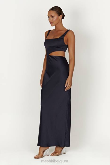 Gianna maxi-jurk Meshki middernacht marine N4JN413 kleding