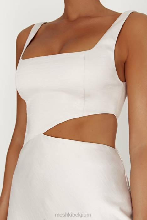 Gianna maxi-jurk Meshki zilver N4JN424 kleding