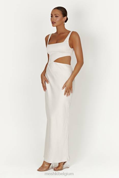 Gianna maxi-jurk Meshki zilver N4JN424 kleding