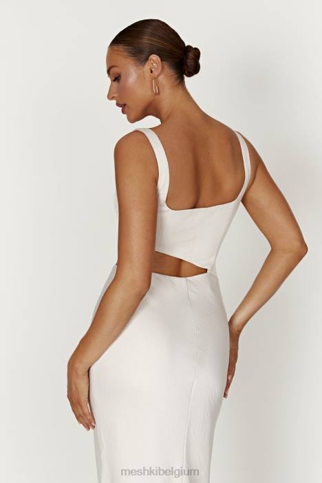 Gianna maxi-jurk Meshki zilver N4JN424 kleding