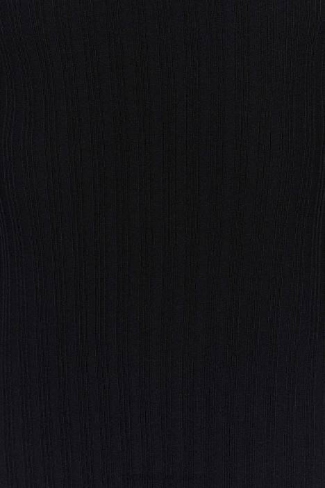 Imani strapless gebreide maxi-jurk Meshki zwart N4JN645 kleding