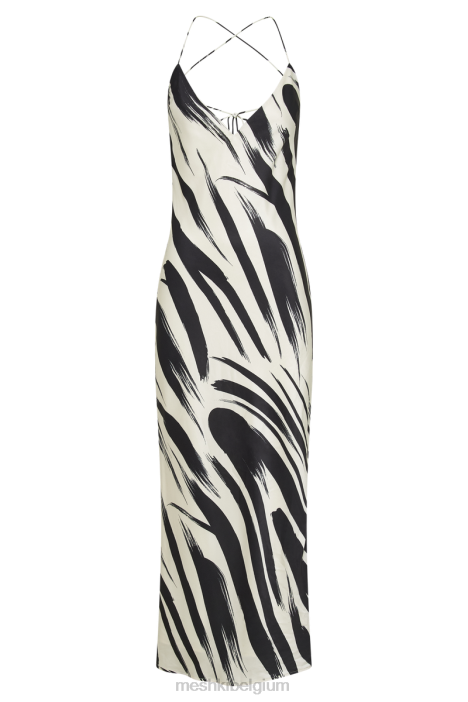 Maxi-jurk met Emmanuela-print Meshki abstracte afdruk N4JN17 kleding