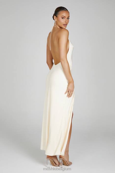Polly halter maxi-jurk Meshki bot N4JN129 kleding
