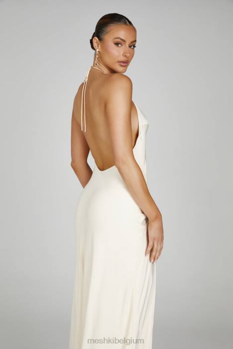 Polly halter maxi-jurk Meshki bot N4JN129 kleding