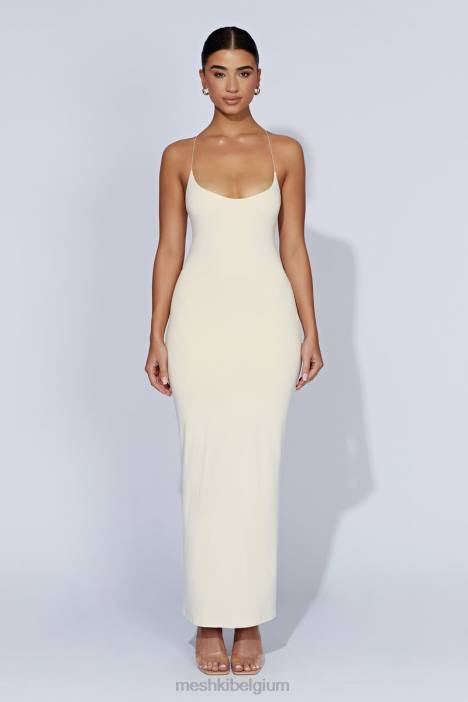 Sabine maxi-jurk zonder rug Meshki room N4JN328 kleding