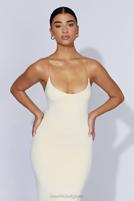 Sabine maxi-jurk zonder rug Meshki room N4JN328 kleding