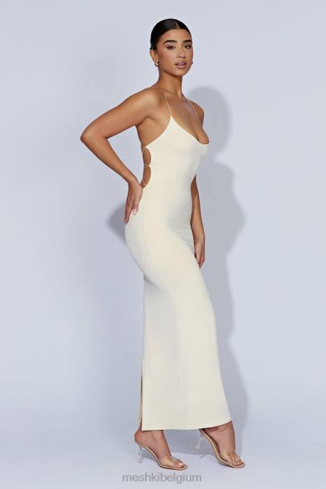 Sabine maxi-jurk zonder rug Meshki room N4JN328 kleding