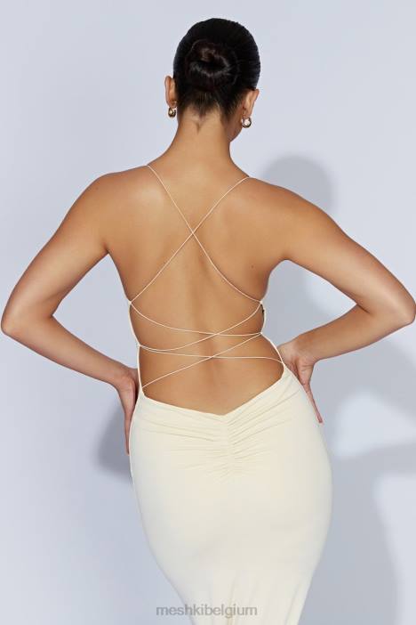 Sabine maxi-jurk zonder rug Meshki room N4JN328 kleding