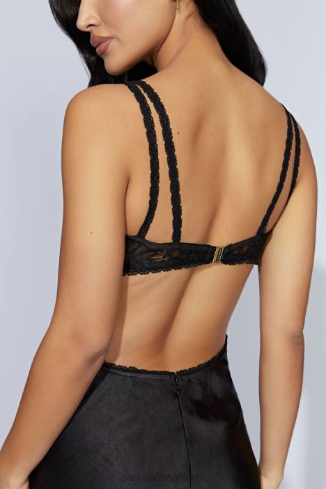 Seraphine kanten maxi-jurk Meshki zwart N4JN692 kleding