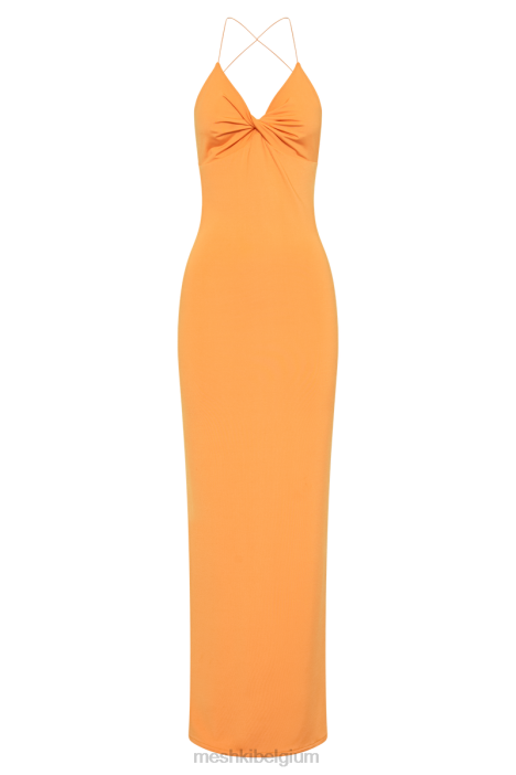 Sinead twist maxi-jurk Meshki oranje N4JN143 kleding