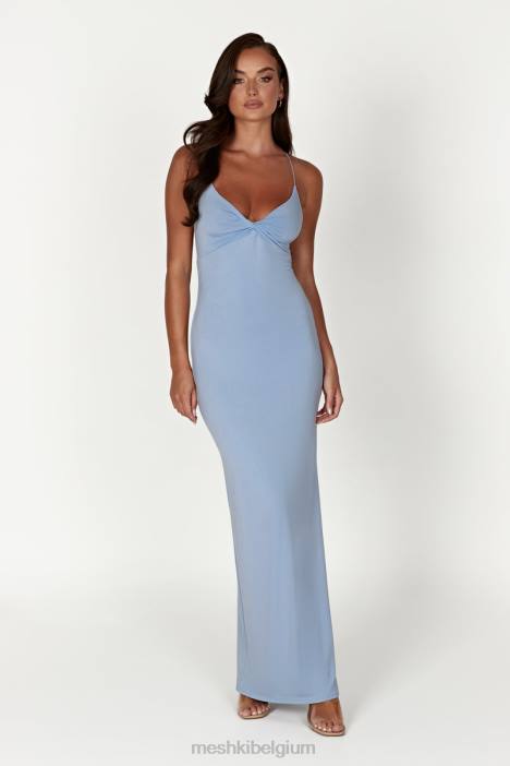 Sinead twist maxi-jurk Meshki poeder blauw N4JN337 kleding
