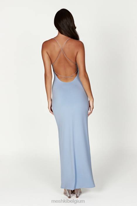 Sinead twist maxi-jurk Meshki poeder blauw N4JN337 kleding