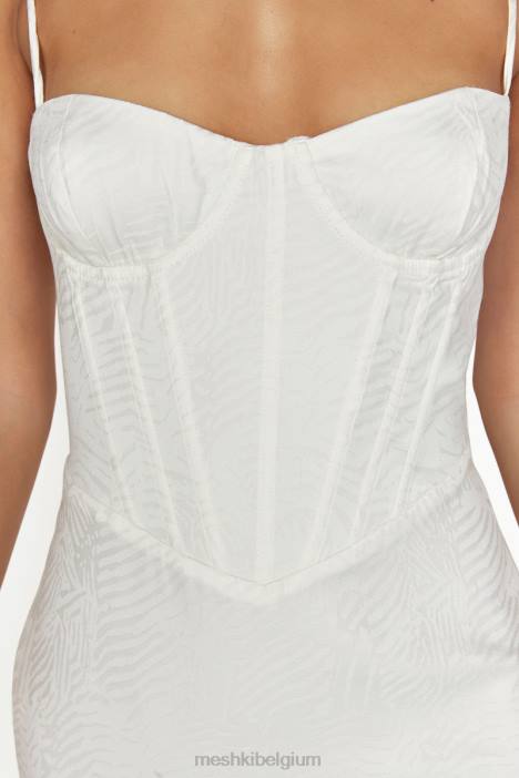 Maggie midi-jurk met korset Meshki bot N4JN570 kleding