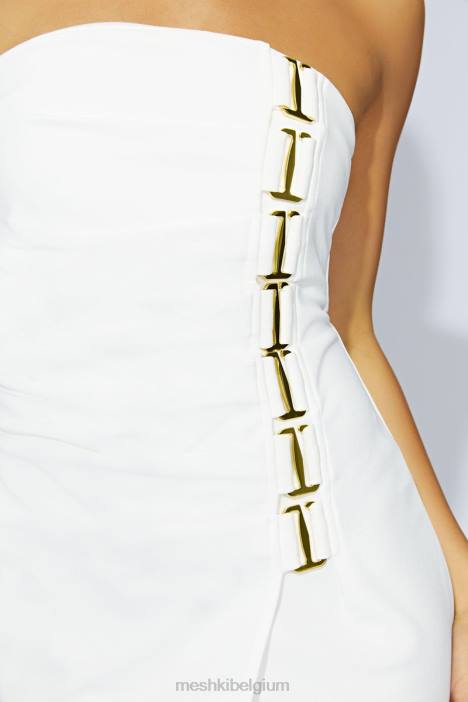 Mercer midi-jurk met e-haak Meshki bot N4JN686 kleding