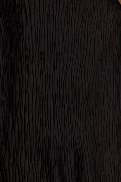 Athena plissé mini-shiftjurk Meshki zwart N4JN320 kleding