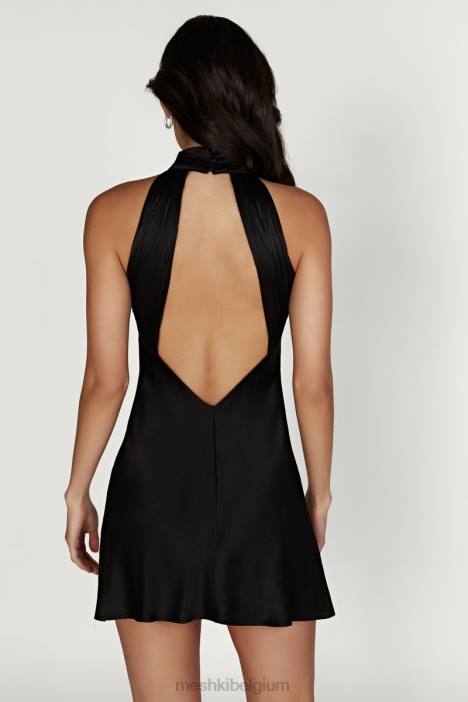 Claire A-lijn micro mini-jurk Meshki zwart N4JN259 kleding