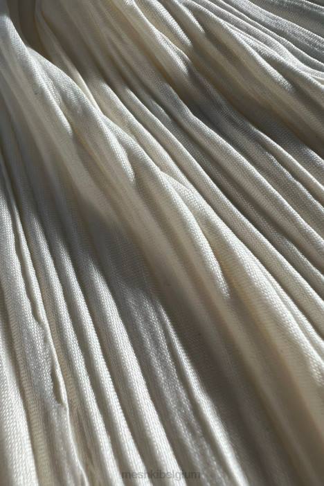 Darya geplooide mini-halterjurk Meshki tarwe N4JN665 kleding