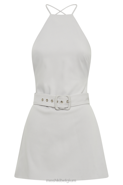 Diana passende mini-jurk Meshki ijsgrijs N4JN73 kleding