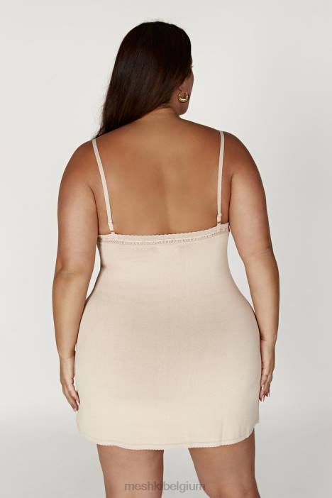 Ellis pointelle gebreide mini-jurk Meshki bot N4JN282 kleding