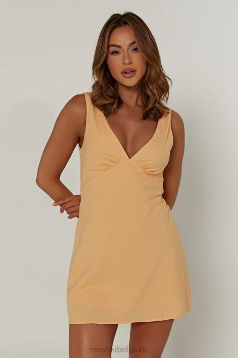 Nesa linnen mini-jurk Meshki mango N4JN351 kleding