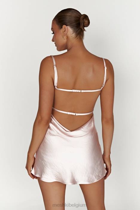 Veda tweekleurige mini-jurk Meshki roze blos N4JN614 kleding