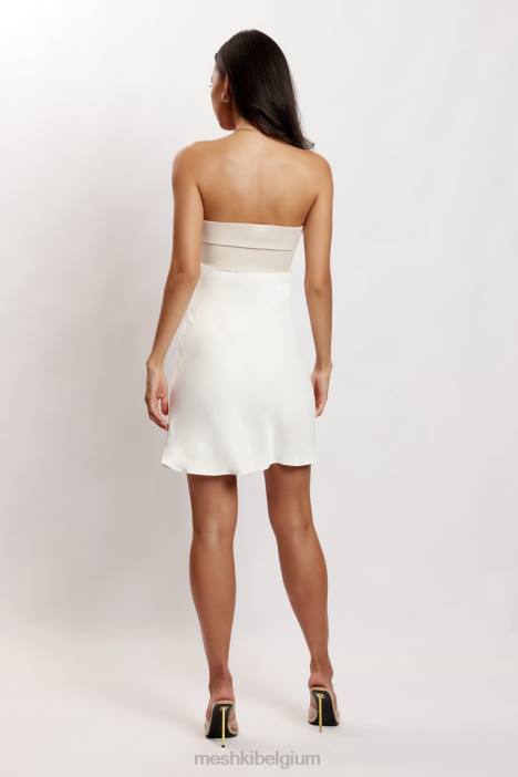 Veronica strapless mini-jurkje Meshki meerdere botten N4JN659 kleding