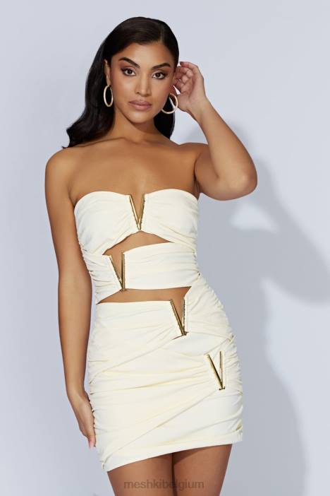 Victorie v-hardware mini-jurk Meshki bot N4JN641 kleding