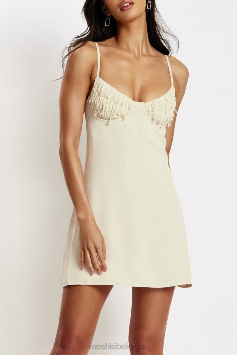 amelie stropjurk bij de buste Meshki room N4JN523 kleding