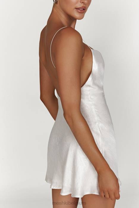 rhea mini-jurk met kap Meshki parel N4JN591 kleding