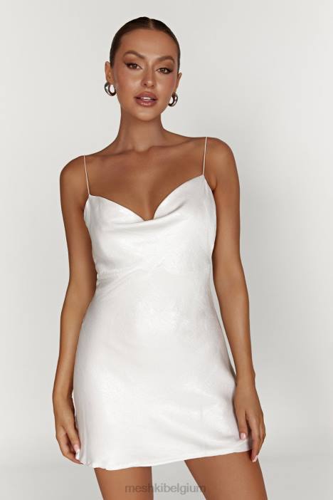 rhea mini-jurk met kap Meshki parel N4JN591 kleding